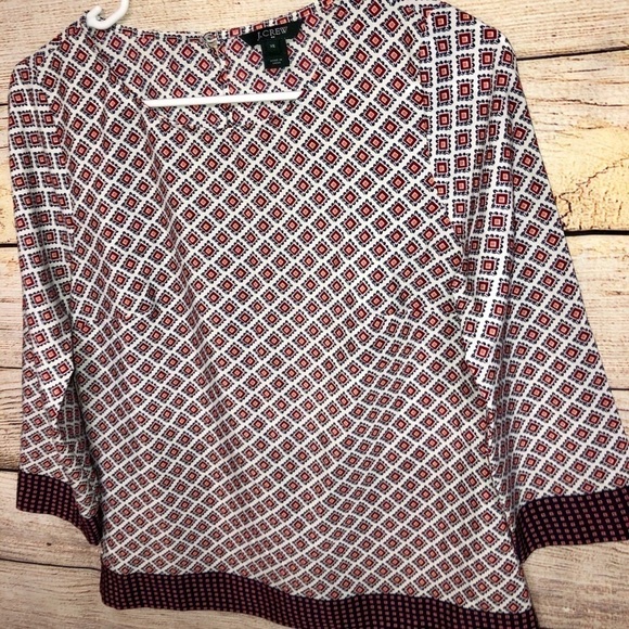 J. Crew Pattern Blouse - Picture 3 of 4